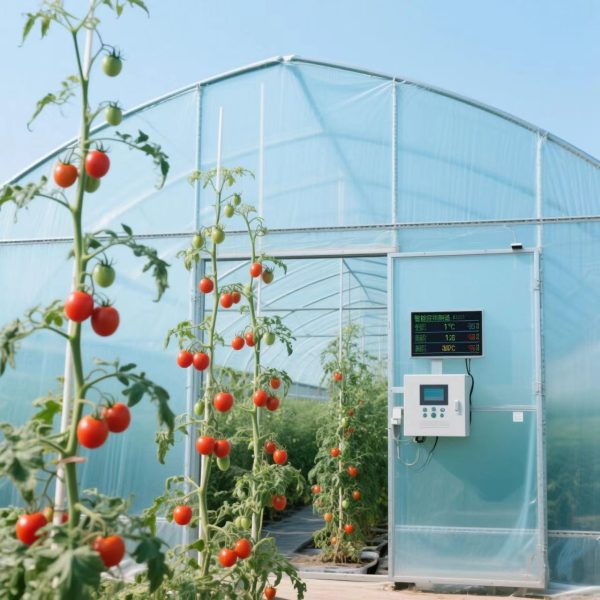 Agricultural greenhouse power glass application
