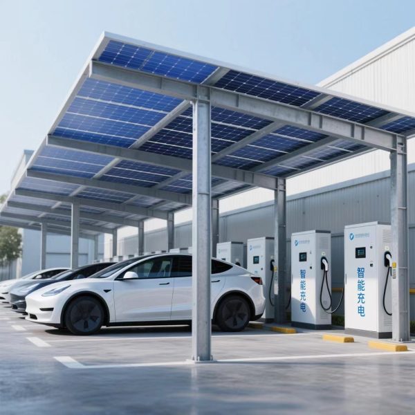 Intelligent photovoltaic energy storage integrated parking shed